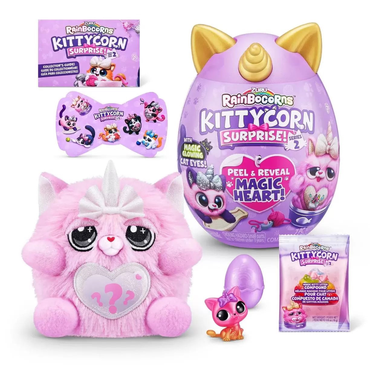 Игровой набор с куклой Zuru Rainbocorns Kittycorn Surprise 9279 00-00019109 - фото 2