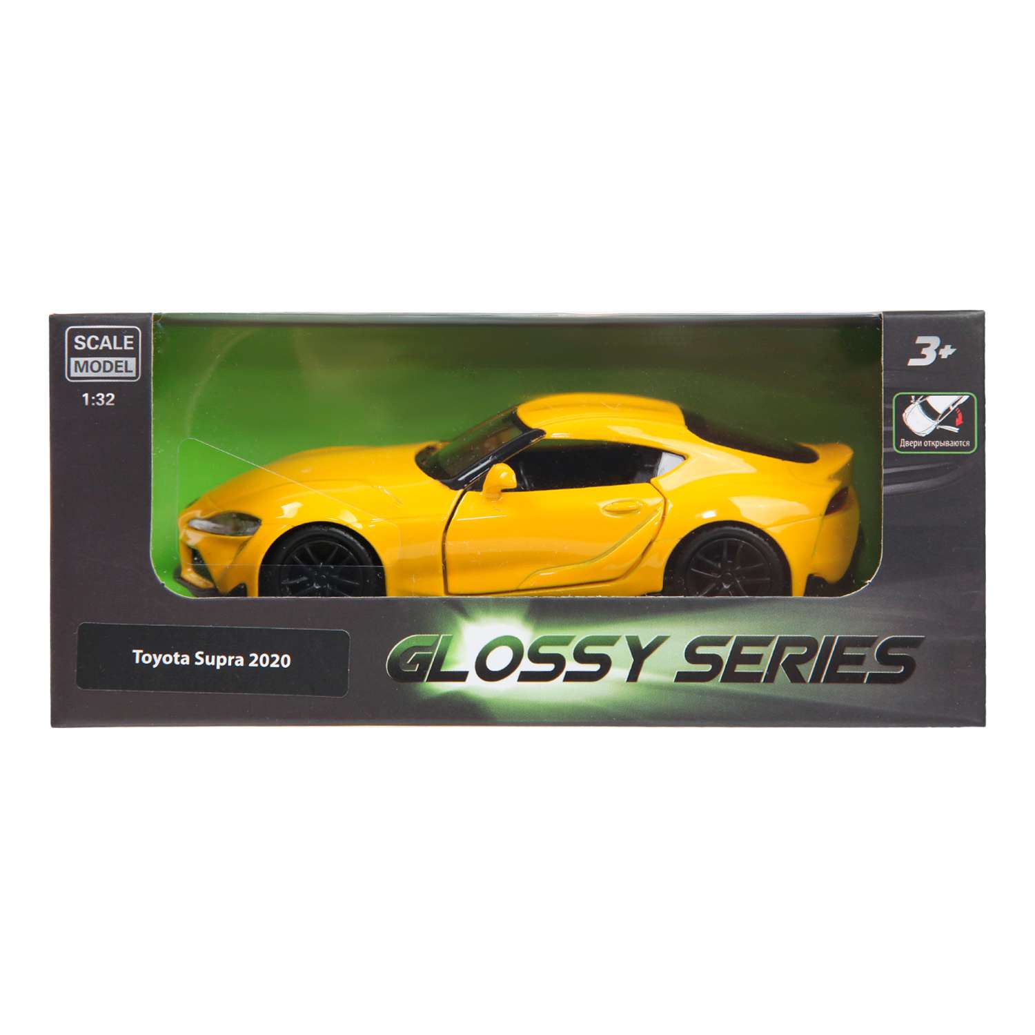 Автомобиль Mobicaro Toyota Supra 1:32 без механизмов желтый 544053A - фото 2