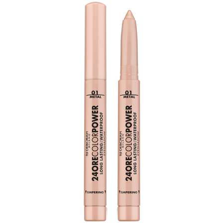 Тени карандаш Deborah Milano стойкие 24Ore Color Power Eyeshadow тон 01 шампань 1.4 г