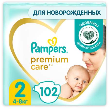 Подгузники Pampers Premium Care 2 4-8кг 102шт