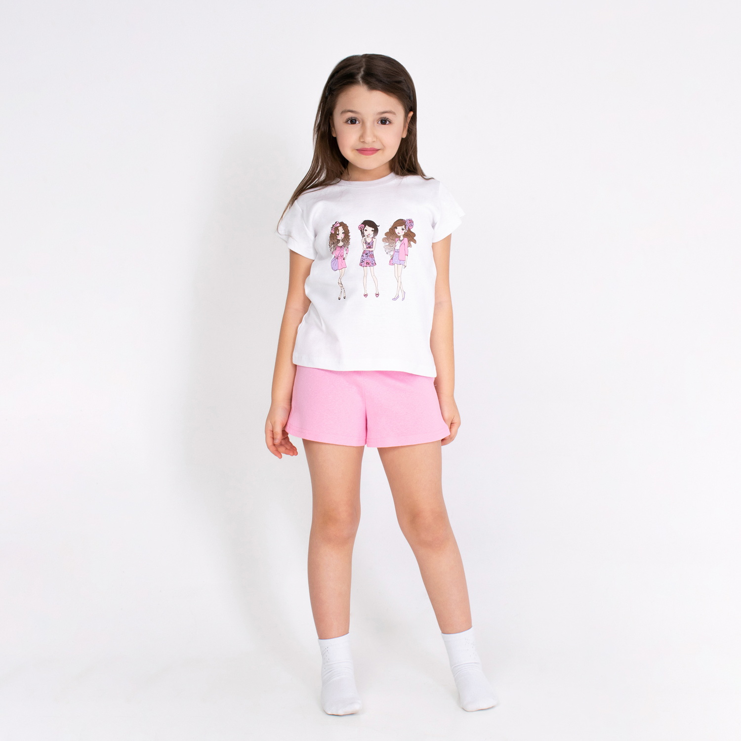 Пижама Счастливая малинка М-1525 роз - фото 2