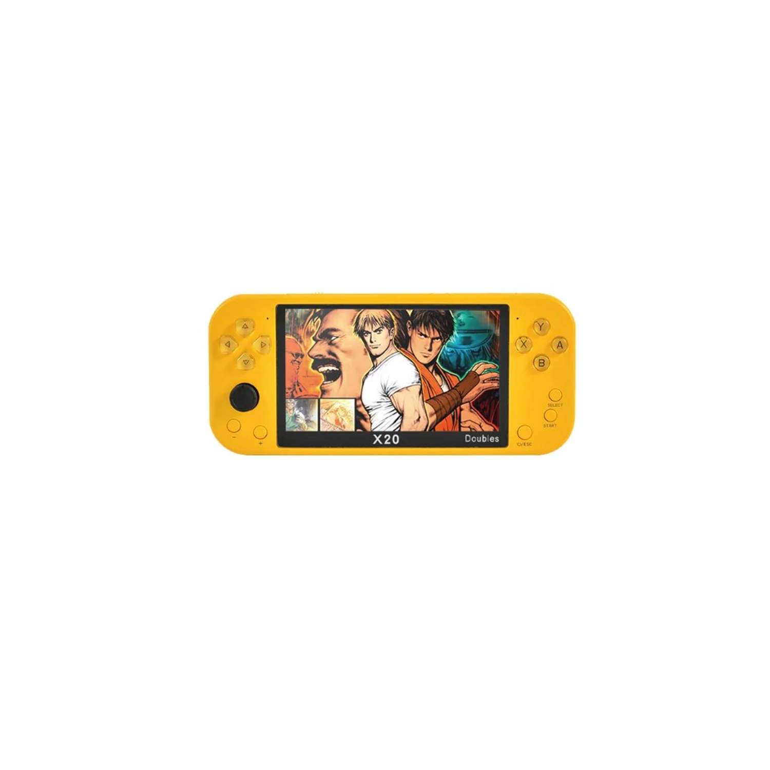 Игровая приставка Бестселлер powkiddy x20 желтый - фото 1