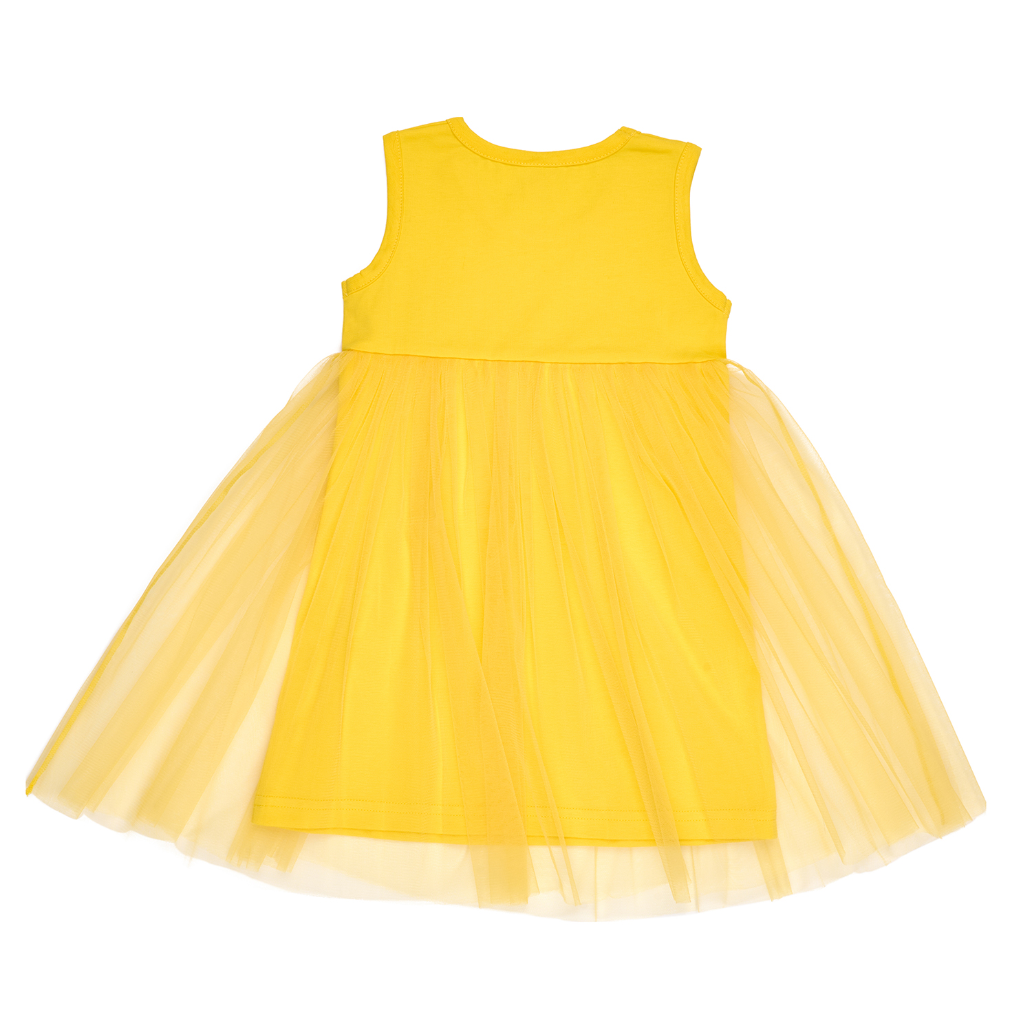 Платье Lucky Child 99-66к/0-2/желтый - фото 4