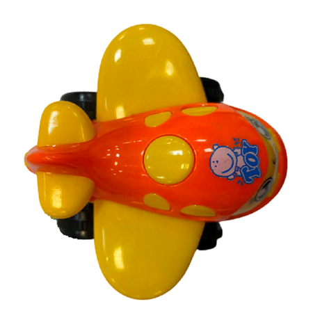 Игрушка Uviton Заводная Plane 0132 желтые крылья