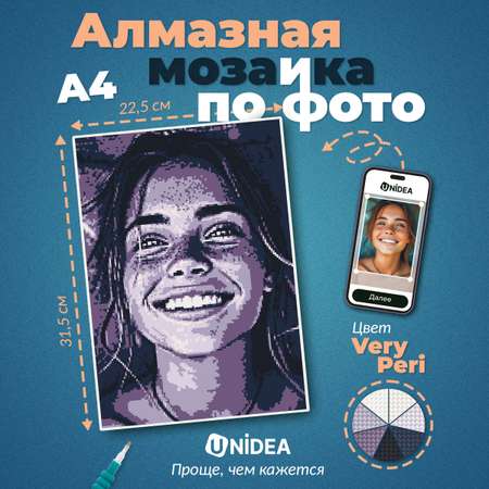 Алмазная мозаика UNIDEA А4 Very Peri