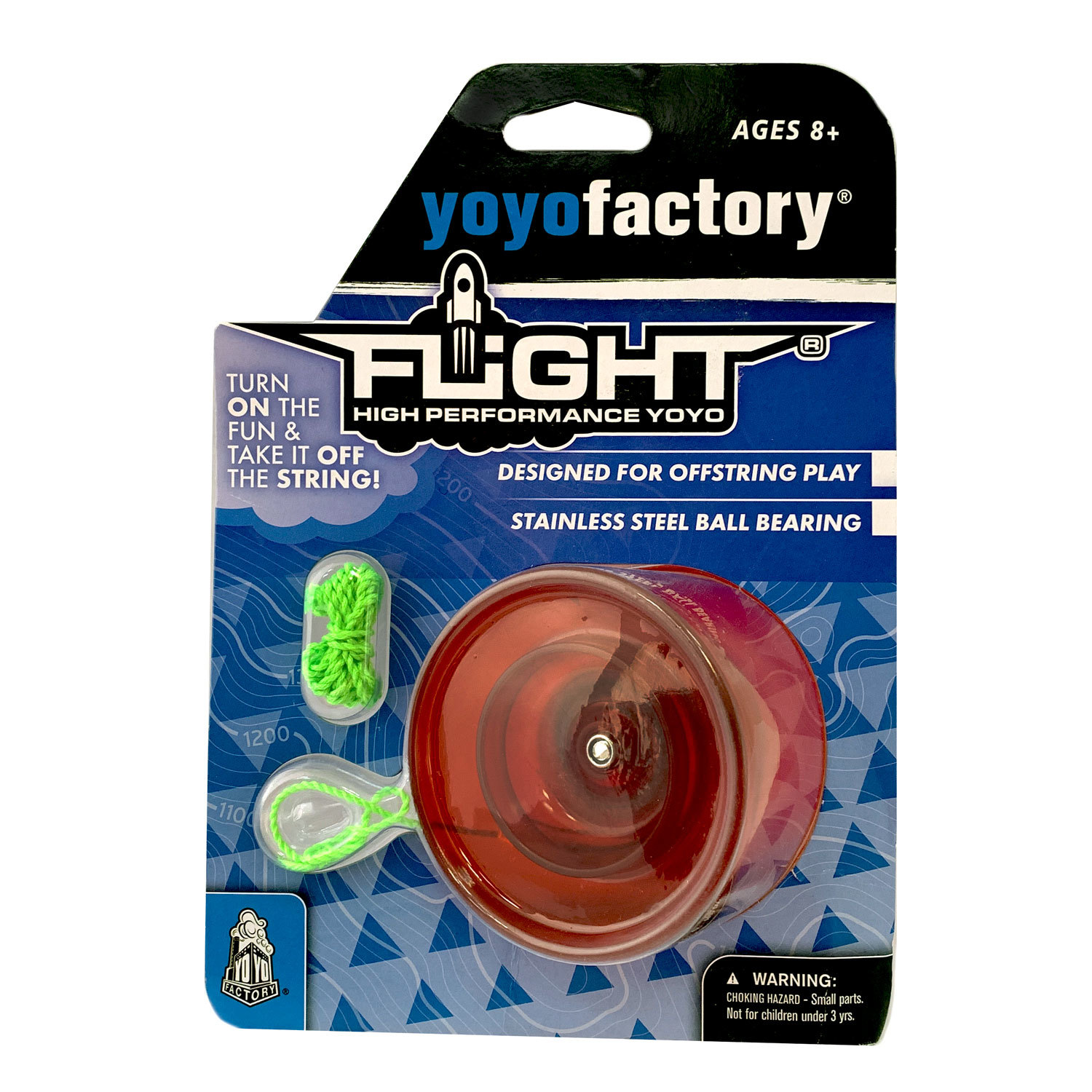 Игра YoYoFactory Йо-Йо Flight Красный YYF0009 купить по цене 1499 ₽ в  интернет-магазине Детский мир