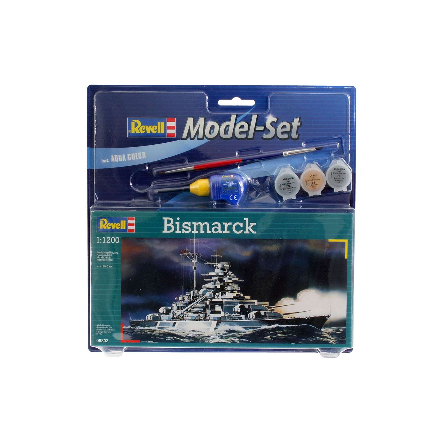 Сборная модель Revell Линкор «Бисмарк» 65802 - фото 2