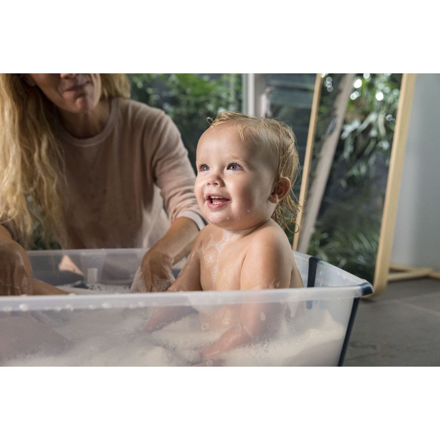 Ванночка Stokke Flexi Bath Макси Прозрачный-голубой - фото 6