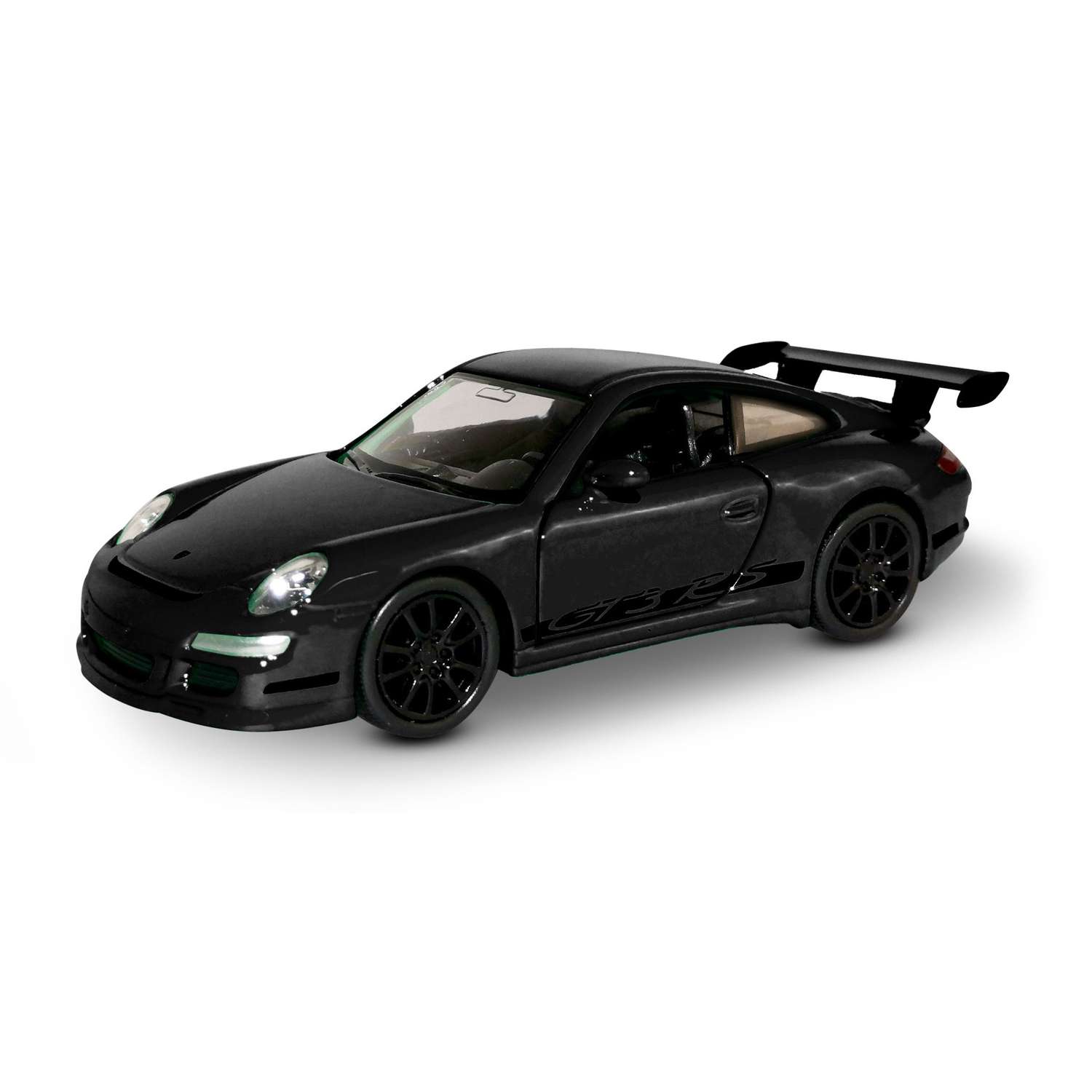 Машинка WELLY модель Porsche 911 gt3 rs 1:38 черная 42397Wчерный - фото 1