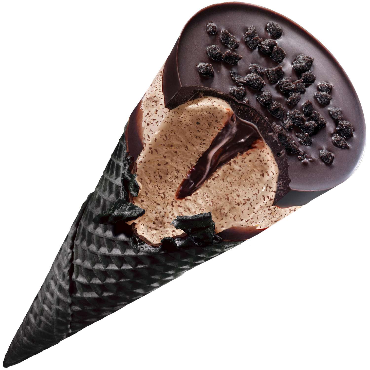 Мороженое Корнетто Черный рожок Карбон 76г - фото 2