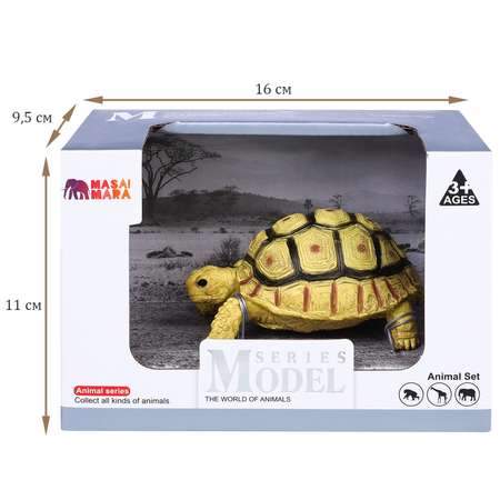 Игрушка фигурка Masai Mara Желтоголовая черепаха Мир диких животных MM218-375