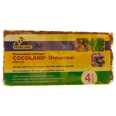 Брикет кокосовый COCOLAND универсальный 4л