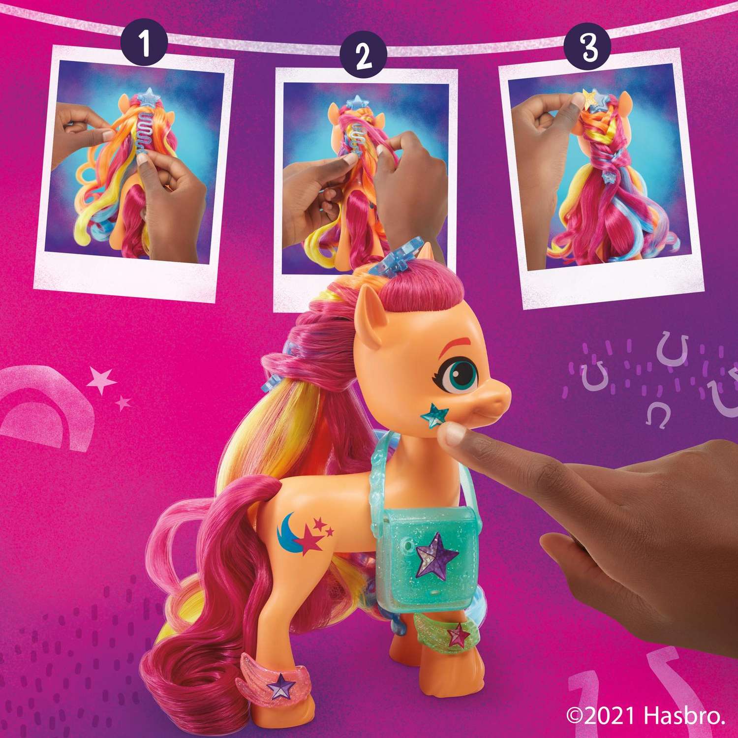 Игрушка My Little Pony Пони фильм Радужные волосы Санни F17945L0 - фото 11