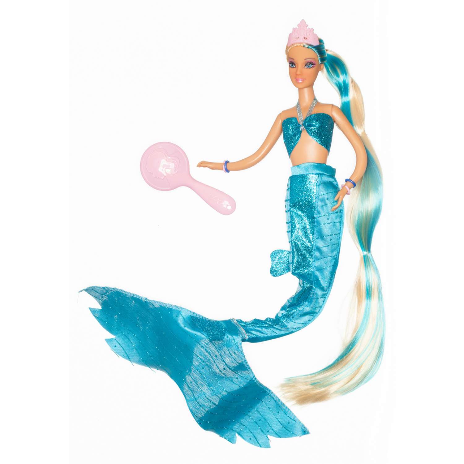 Кукла Defa Lucy в комплекте морской конек и расчёска синий 8225 //синий - фото 1