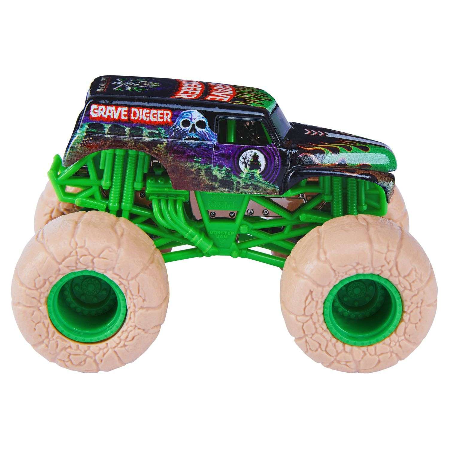 Машинка Monster Jam 1:64 Grave Digger 6044941/20123292 6044941 - фото 4