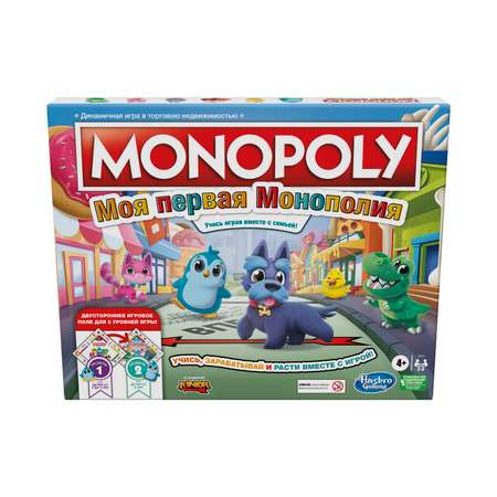 Игра настольная Hasbro Games Монополия Джуниор 2в1 F4436121