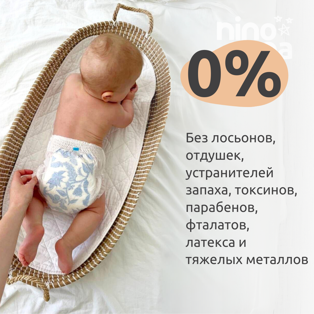 Подгузники-трусики Nino Nana M 6-11 кг. 42 шт. Джунгли - фото 4