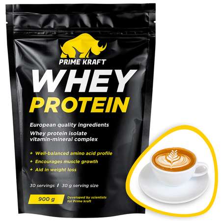 Протеин сывороточный Prime Kraft Whey капучино 900г