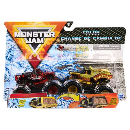 Машинка Monster Jam 1:64 2шт NrthrnNghtmrVEarthShaker6044943/20125065