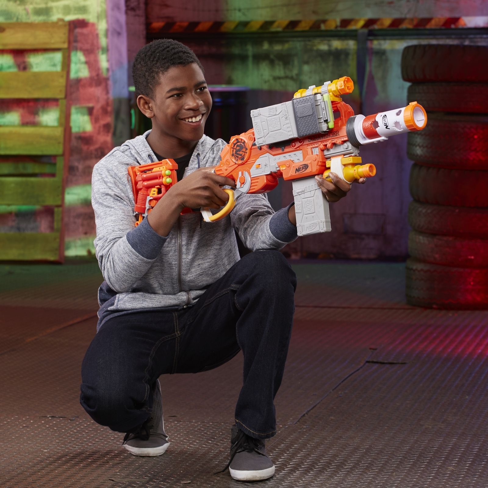 Бластер Nerf Zombie Strike Выживший - фото 7