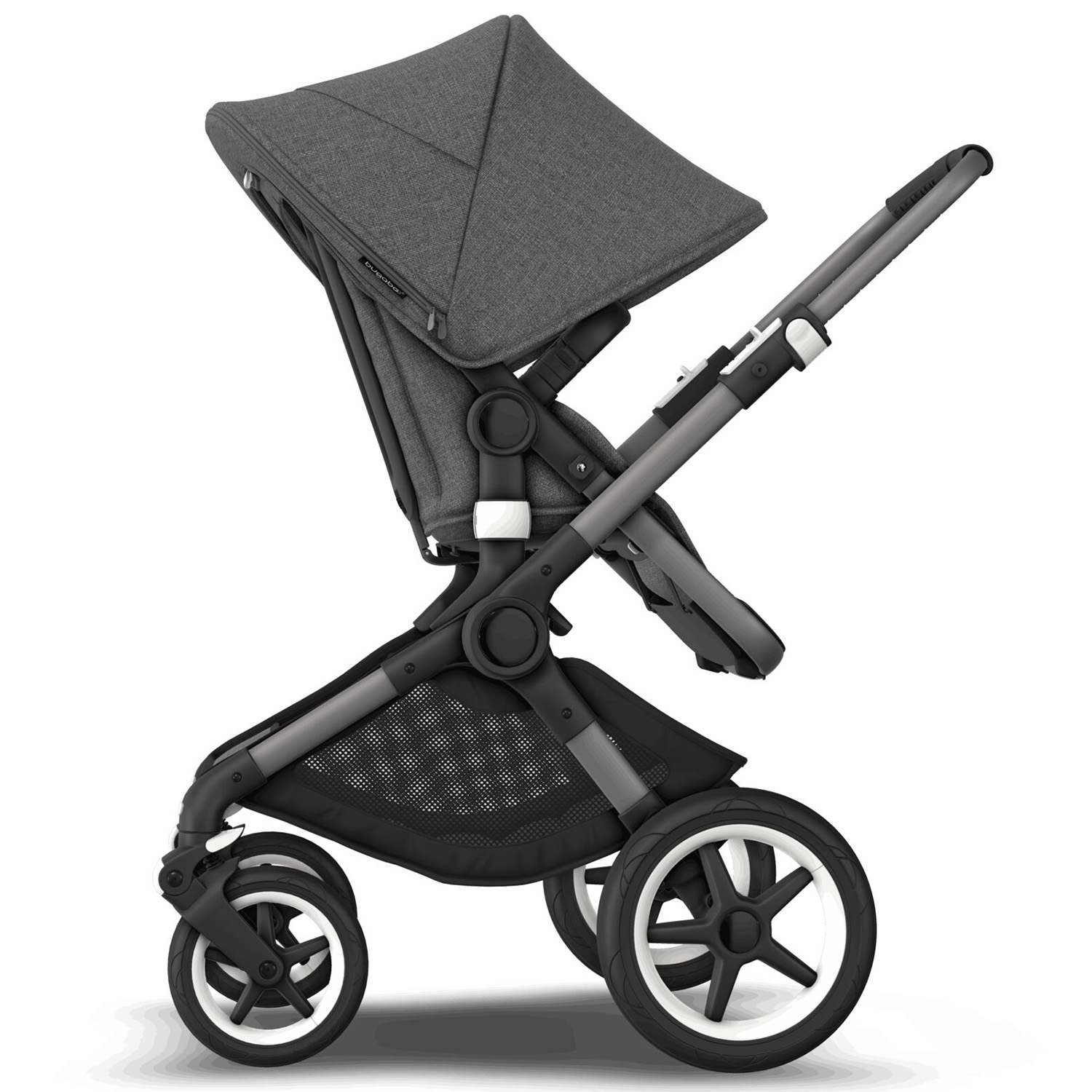 Коляска 2в1 Bugaboo Fox3 Complete Graphite Grey Melange-Grey Melange 2306010001 - фото 9