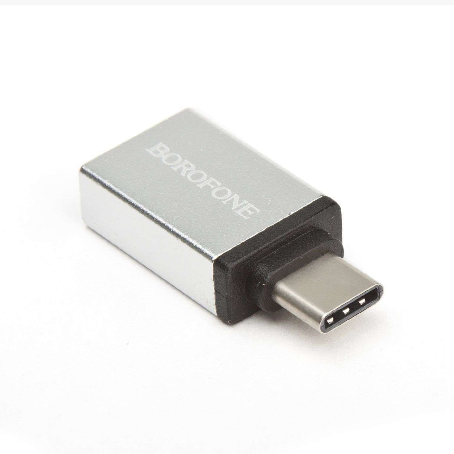 OTG адаптер Borofone BV3 USB-A/Type-C - фото 1