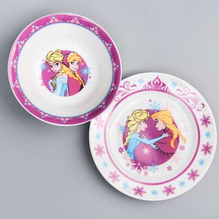 Набор посуды Disney Анна и Эльза Холодное сердце