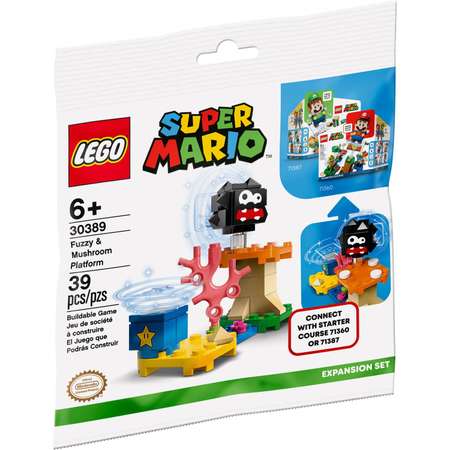 Конструктор LEGO Super Mario Лохматик и гриб-платформа 30389