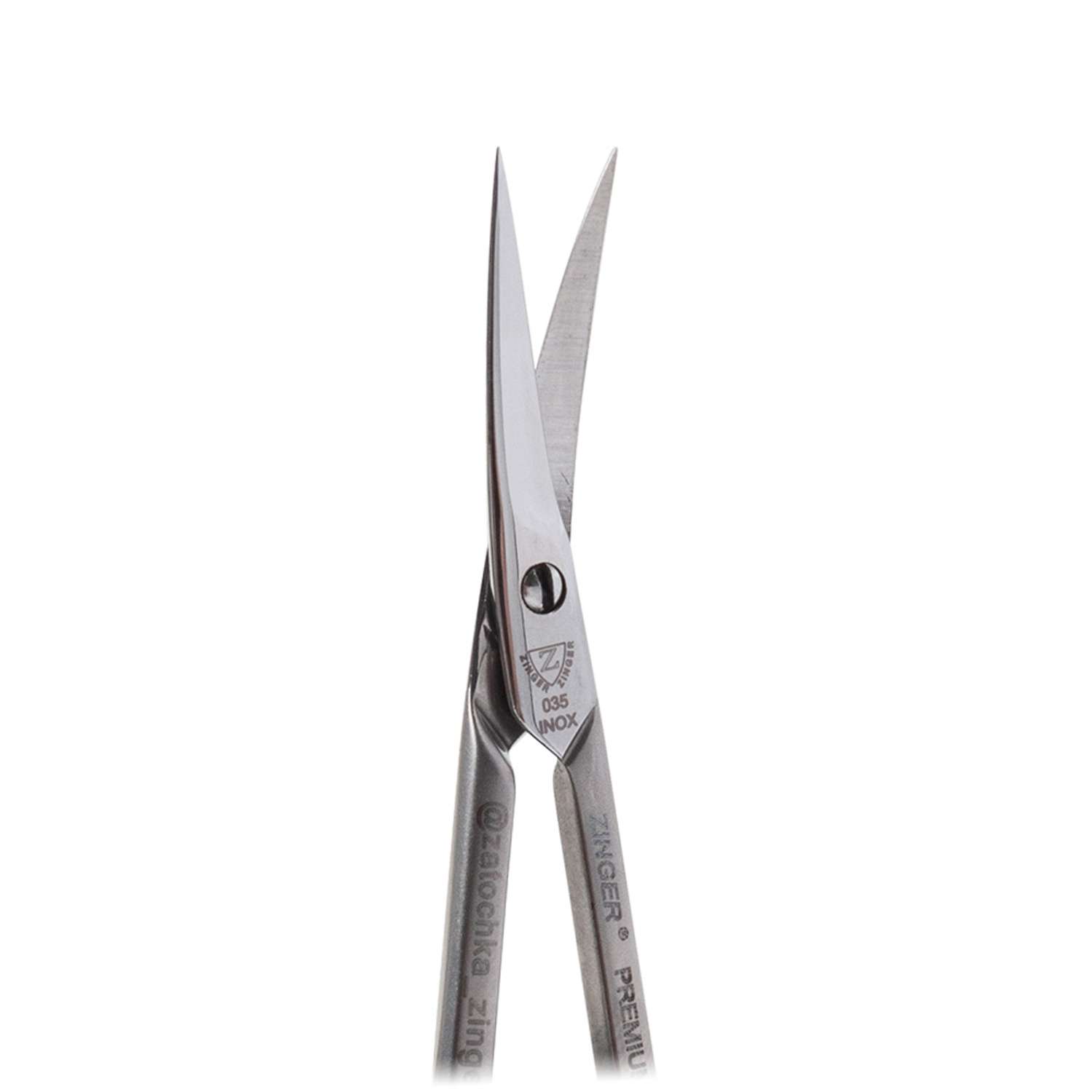 Ножницы макюрные Zinger Серебристый BS 035C S SH Salon - фото 2