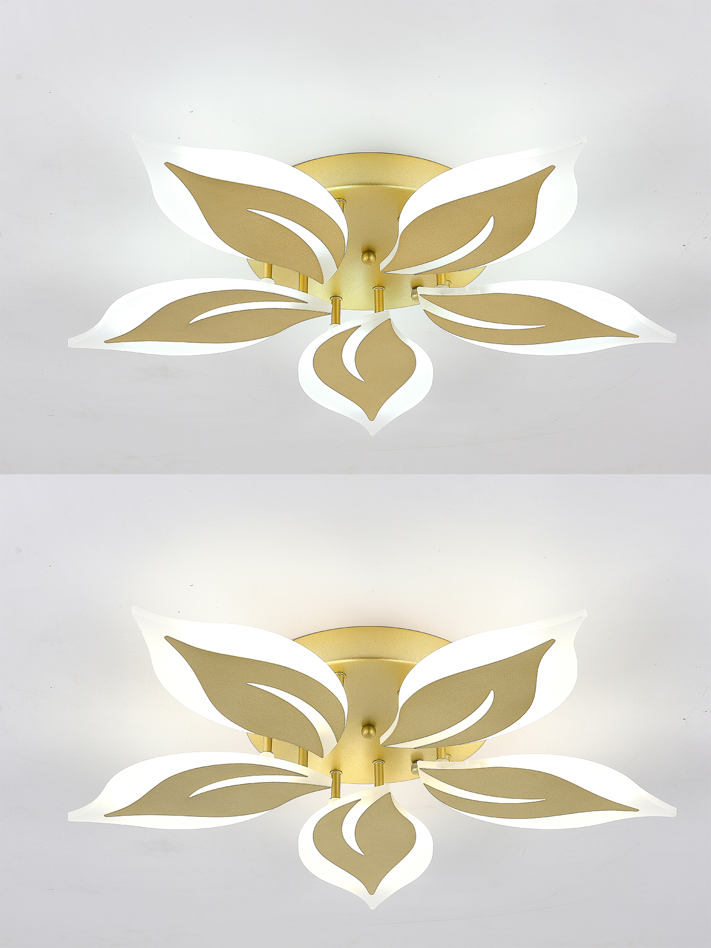 Светодиодный светильник NATALI KOVALTSEVA люстра 80W золотой LED - фото 2