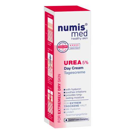 Крем дневной для лица numis® med с 5% мочевиной и гиалуроновой кислотой для очень сухой кожи