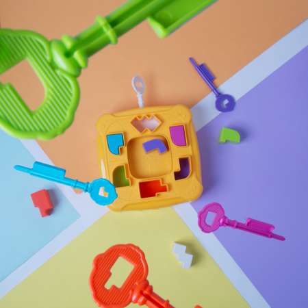 Развивающая игрушка-сортер Little Hero Ключи от тетриса 3054