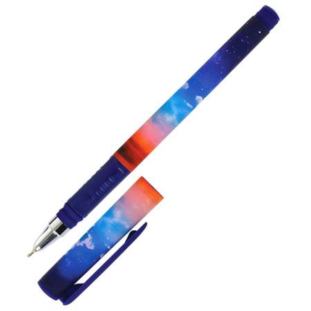 Ручка масляная Lorex Stationery Double Soft Sky Of Stars Sunset Синий LXOPDS-SS1