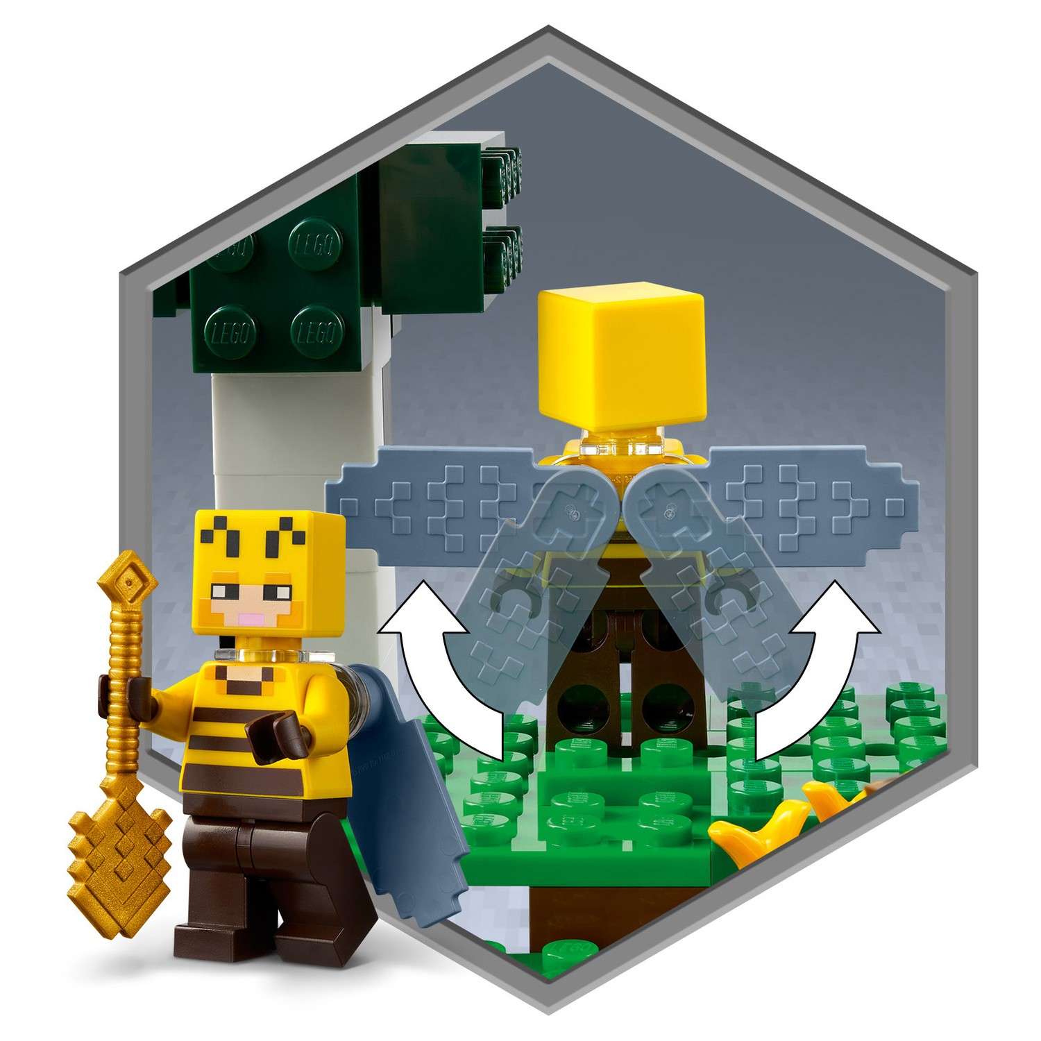Конструктор LEGO Minecraft Пасека 21165 - фото 9