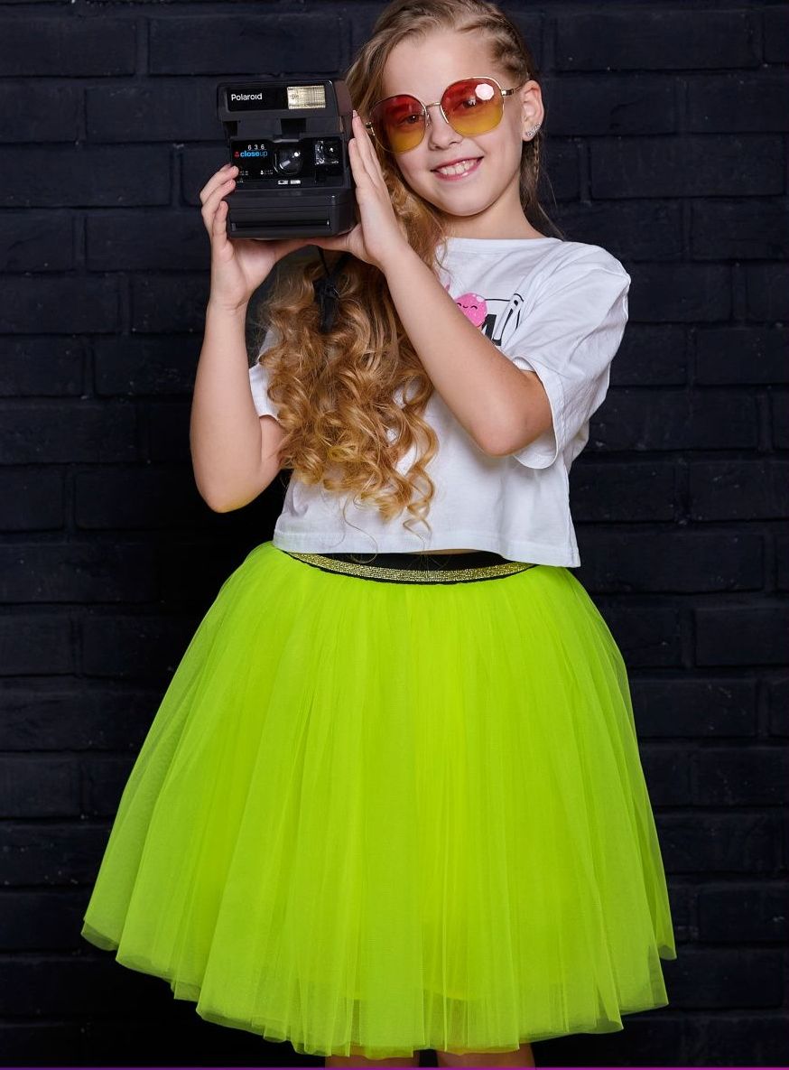 Юбка DALLINA Kids UDN22YELLOW NEON - фото 4