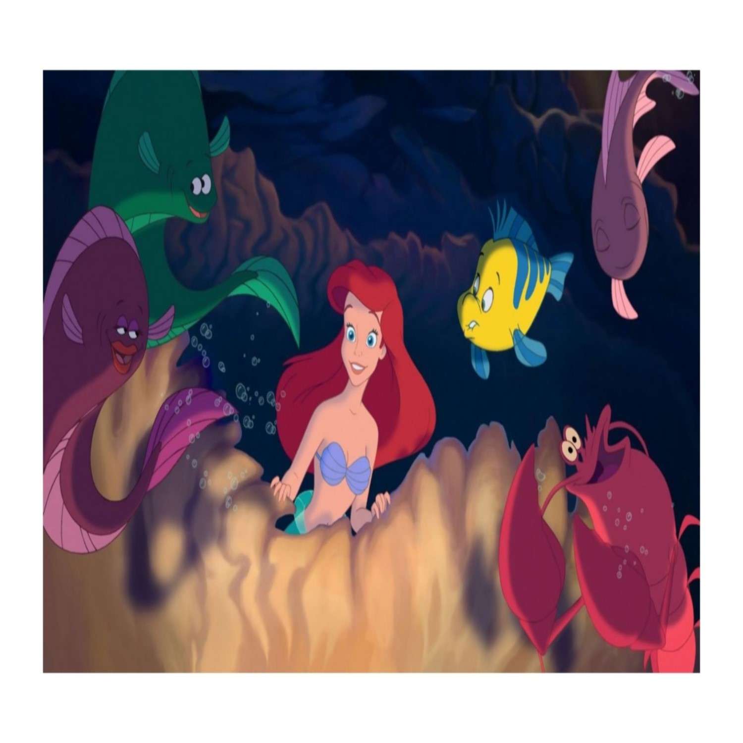Картина из пайеток ORIGAMI Disney Princess с велюром - фото 8