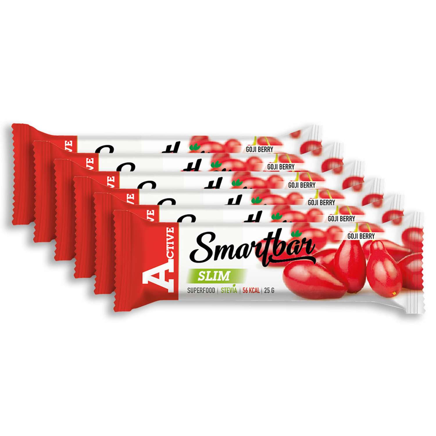 Батончик Smartbar Slim мюсли с ягодой годжи 6 шт. х 25 г - фото 1