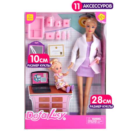 Кукла принцесса с аксессуарами Defa Lucy Приём у доктора