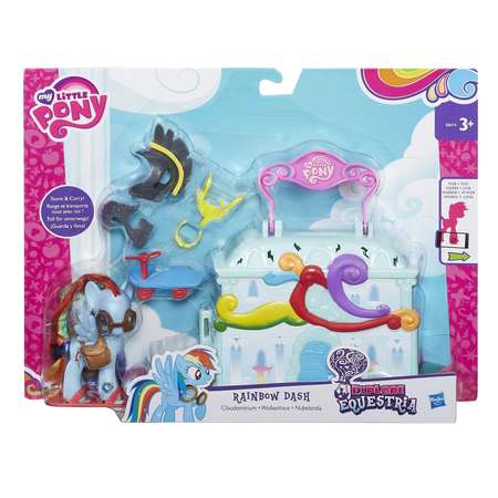 Мини-набор игровой My Little Pony Мейнхеттен Rainbow Dash B8074