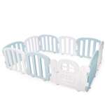 Детский манеж Ifam First Baby Room белый - голубой