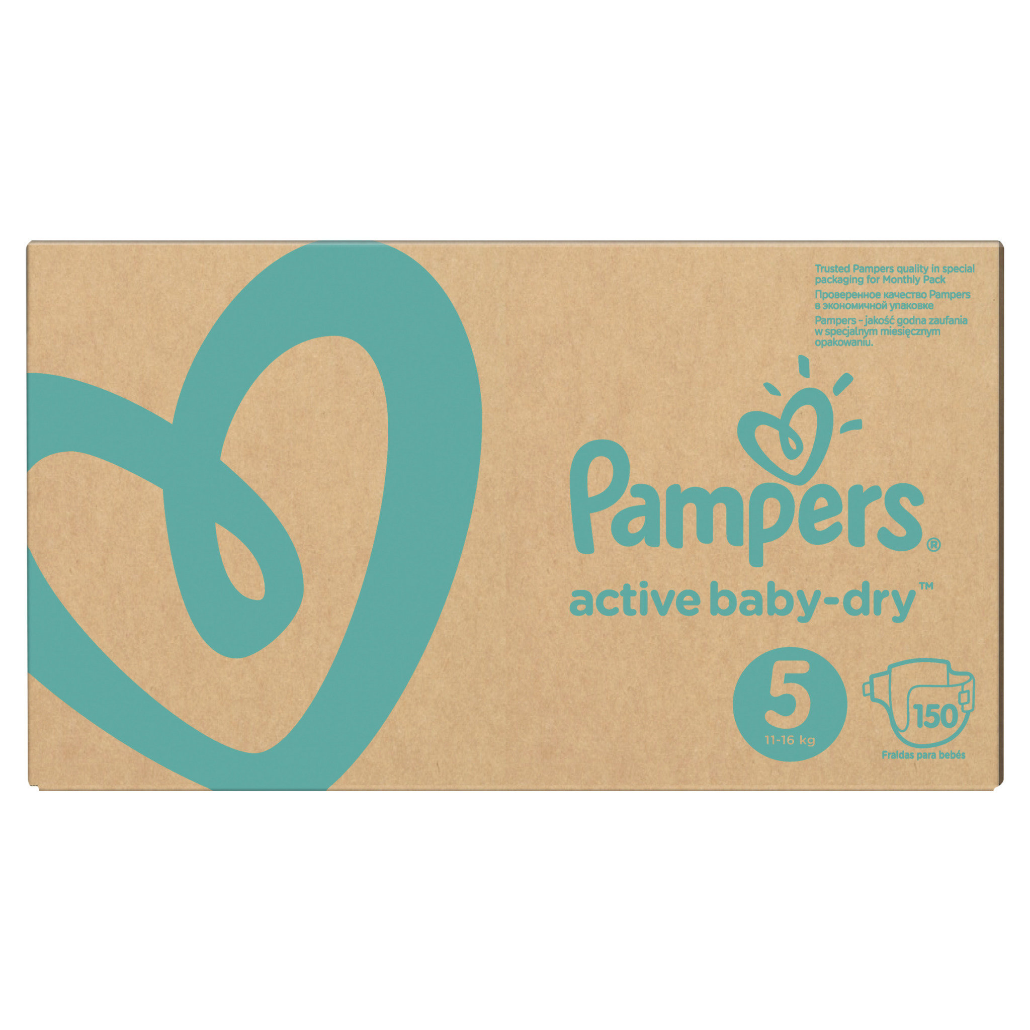 Подгузники Pampers Active Baby-Dry 5 11-16кг 150шт - фото 3