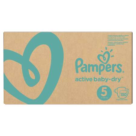 Подгузники Pampers Active Baby-Dry 5 11-16кг 150шт