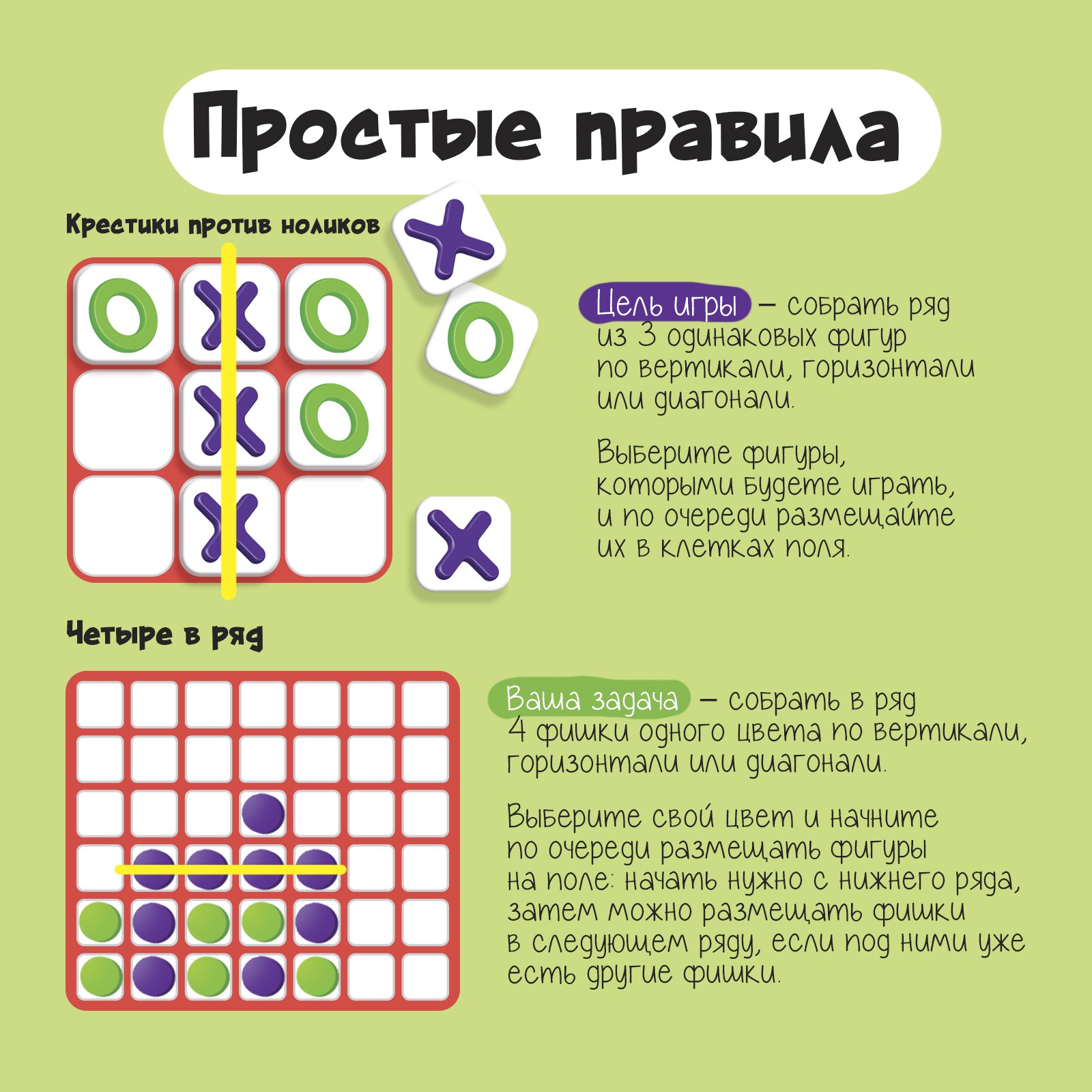 Настольная игра Лас Играс KIDS «Крестики против ноликов» - фото 3