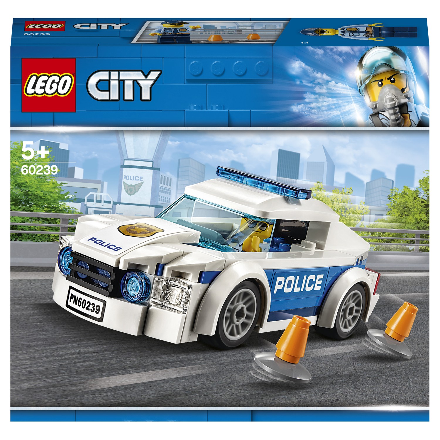 Конструктор LEGO City Police Автомобиль полицейского патруля 60239 купить  по цене 599 ₽ в интернет-магазине Детский мир