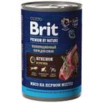 Корм для собак Brit для всех пород с чувствительным пищеварением с ягненком и гречкой консервированный 410г