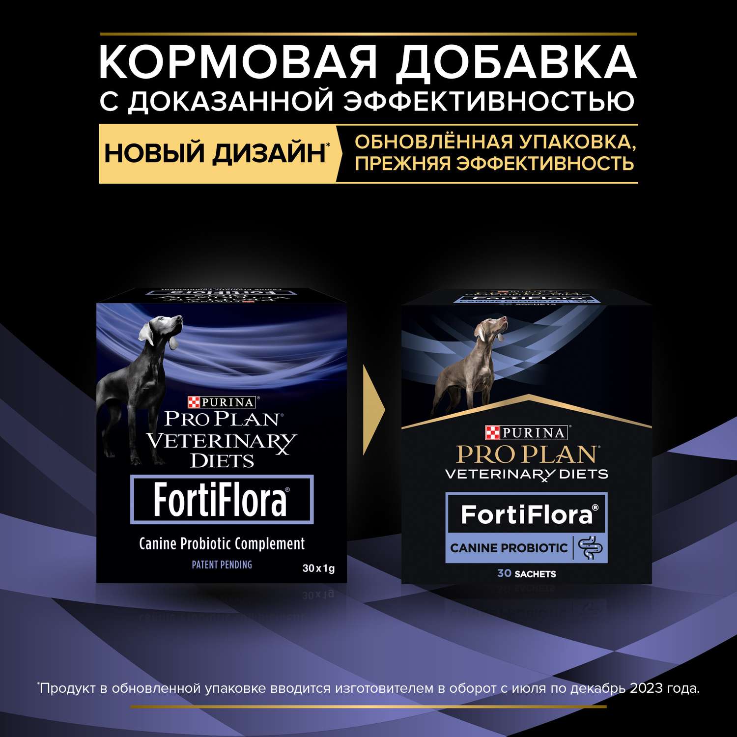 Добавка для щенков и собак Pro Plan 1г*30шт Veterinary Diets Forti Flora - фото 8
