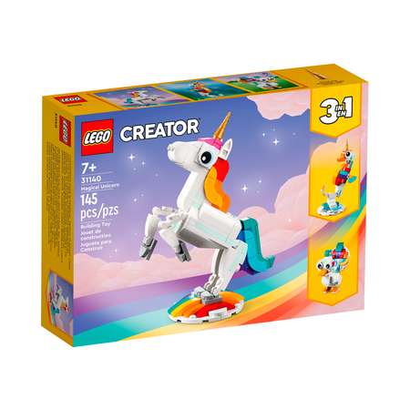 Конструктор детский LEGO Creator 3-in-1 Волшебный единорог 31140