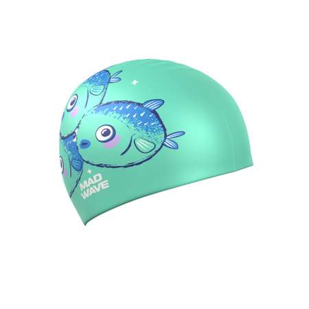 Шапочка для бассейна Mad Wave Fugu fish