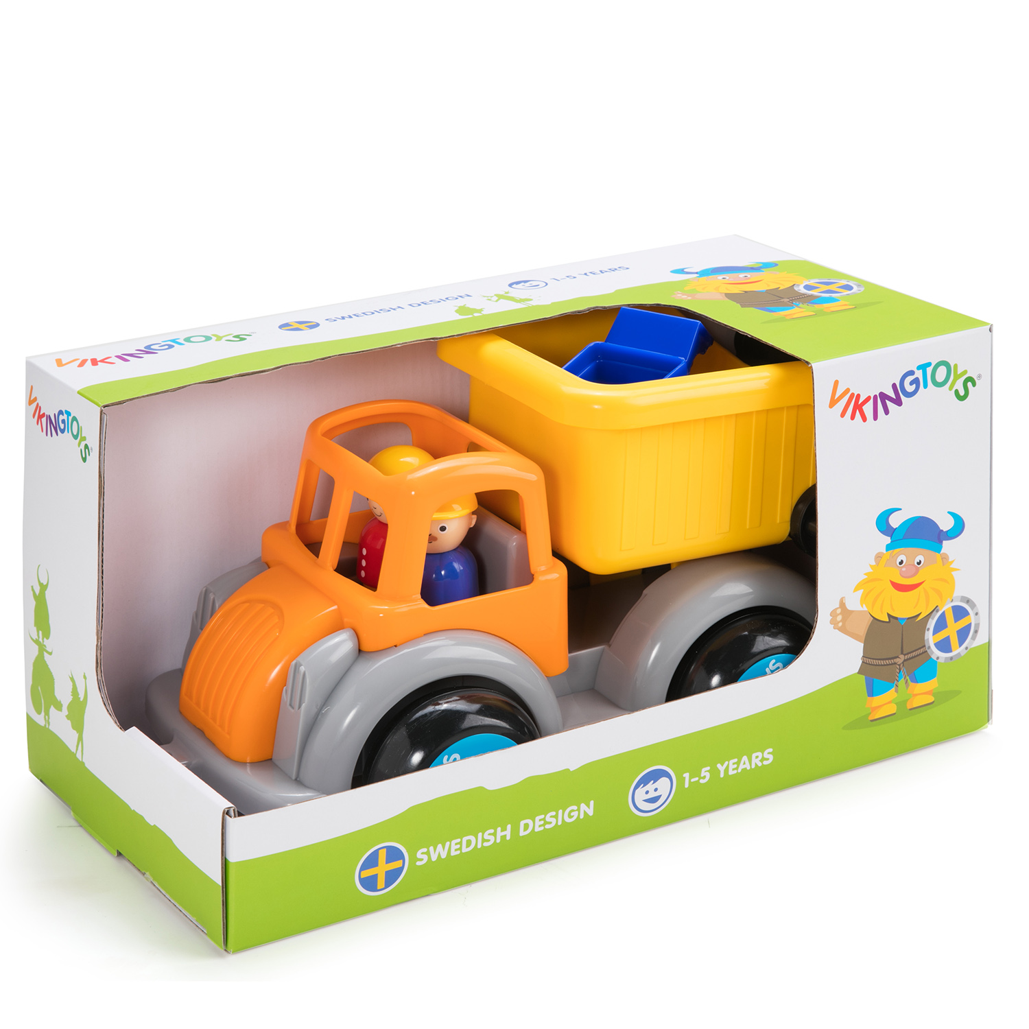 Мусоровоз VIKINGTOYS JUMBO FUN без механизмов 781256 - фото 3