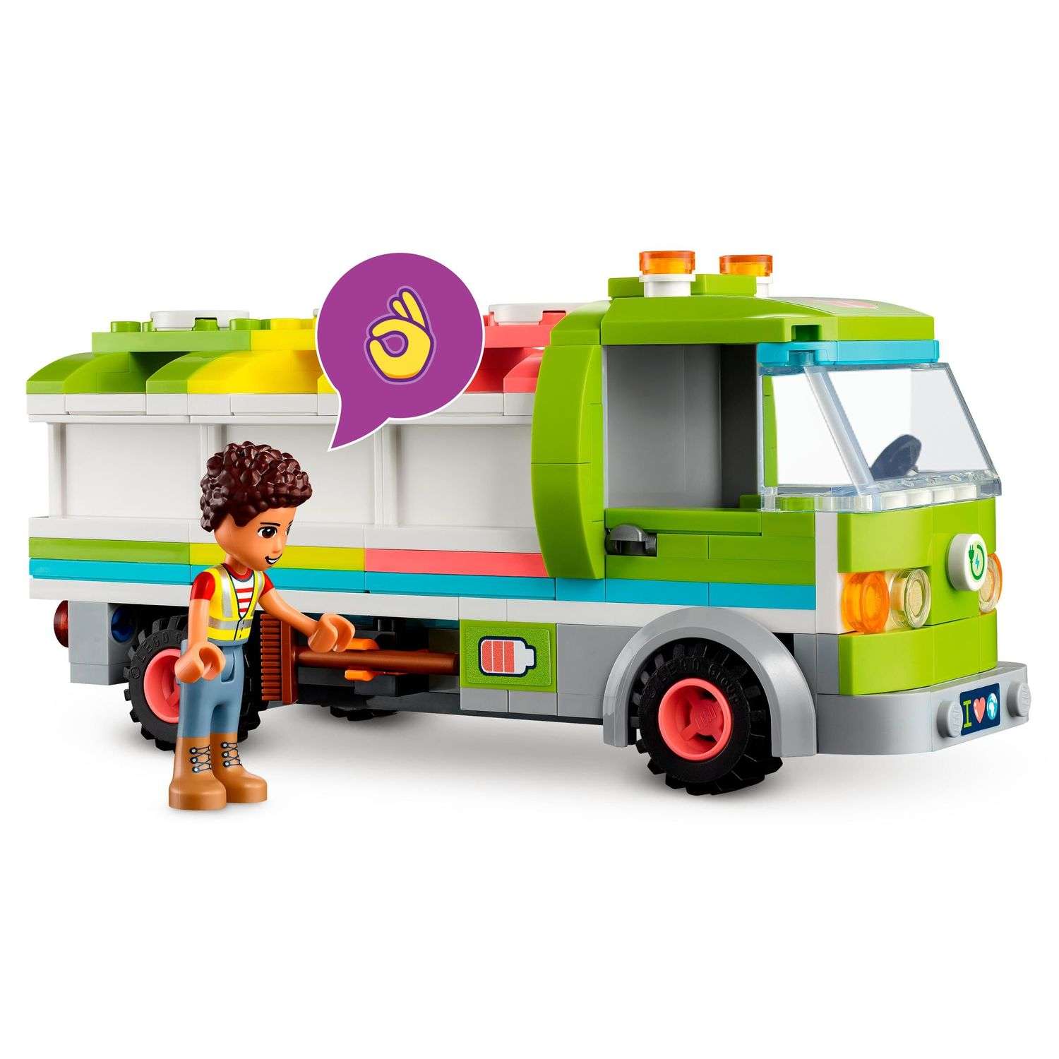 Конструктор LEGO Friends Recycling Truck 41712 - фото 6